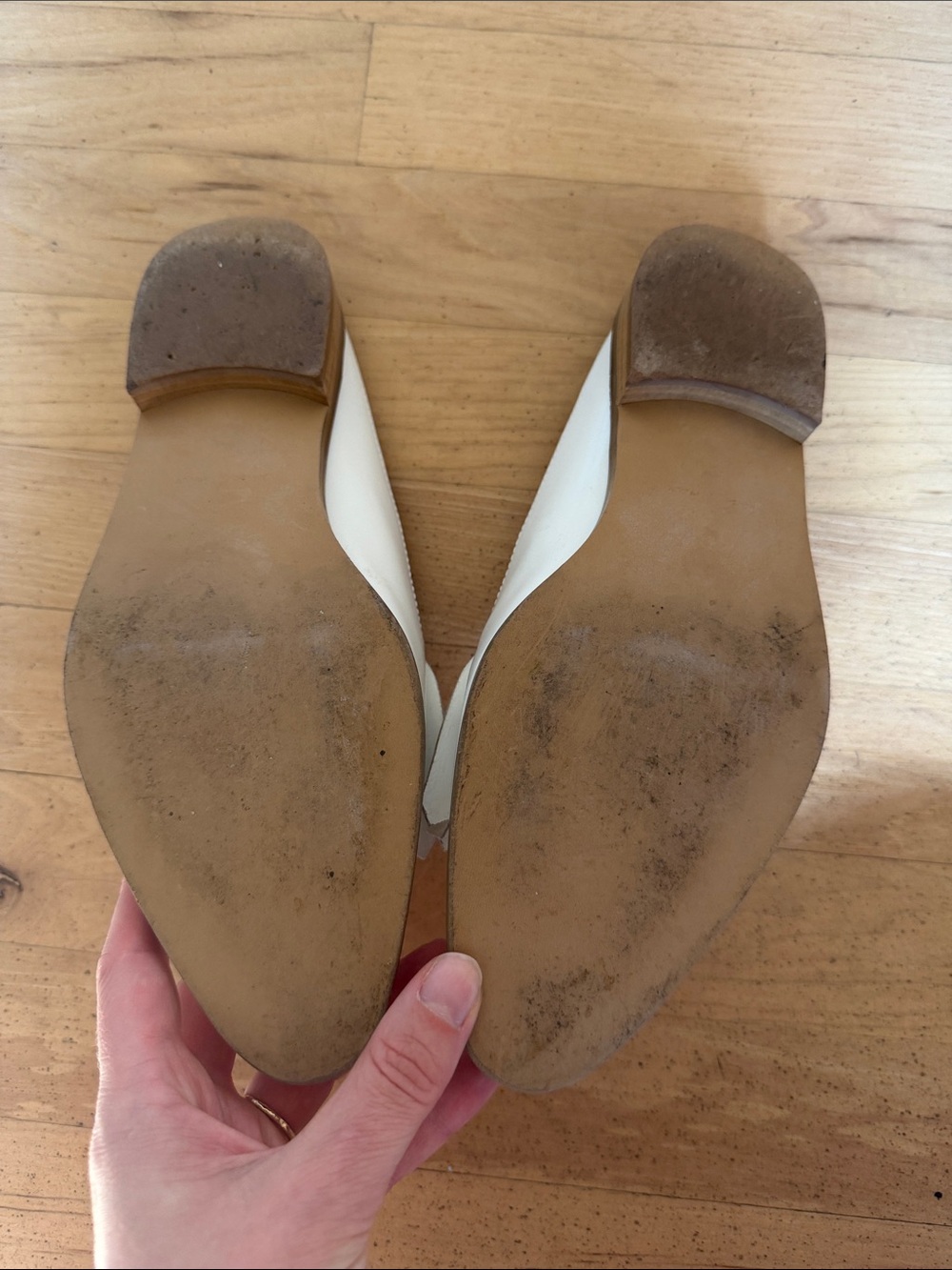 Everlane White Leather Tassel Mules for Women - Picture 3 of 3